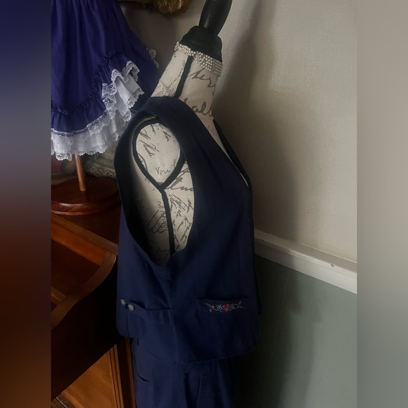 💙VTG White Stag Collection 2
Pc Skirt & Embroidered Vest Navy
Blue Size 16 NWT - Picture 6 of 8